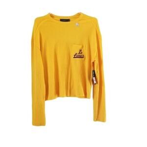 NBA Lakers Waffle Knit Thermal by Junk Food size Small